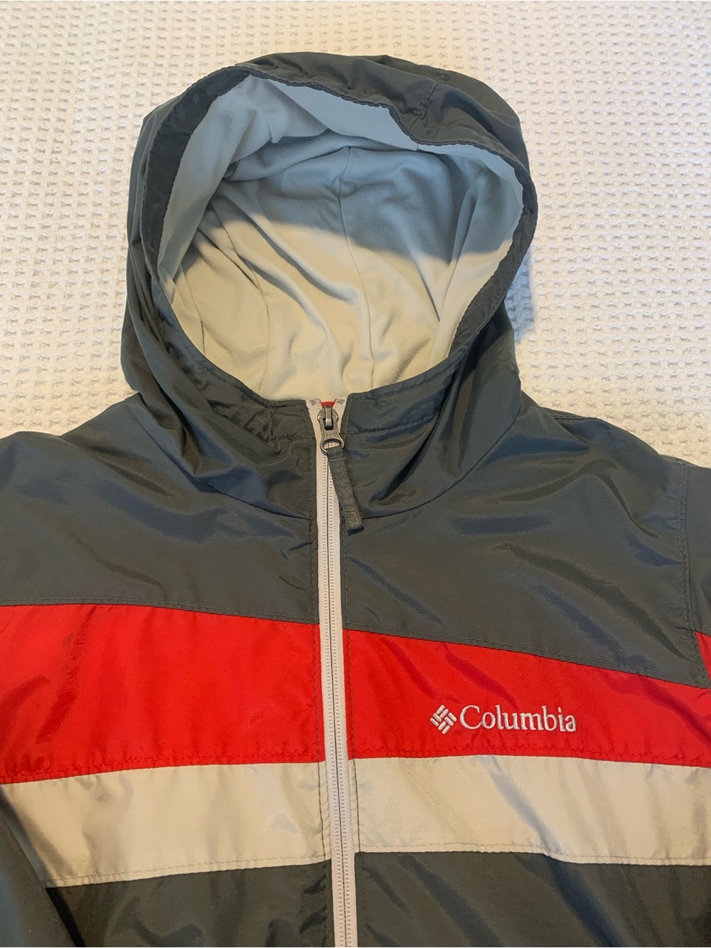 Columbia Hoodie Jacket Windbreaker Youth Size 10/12